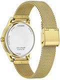 Citizen Watch EM1222-87A Quartz 5 ATM Mineral Glass Date Official Box