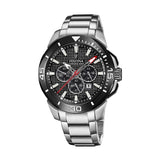 Festina Watch F20641-4 Quartz Stainless Steel Leather
