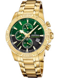 Festina Watch F20705_6 Gent Quartz 10 ATM Chronograph 46 mm Mineral Glass Official Box