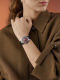 Frederique Constant Watch FC-120BRG3S6 Quartz 40 mm Stainless Steel Rose Gold-Tone Brown