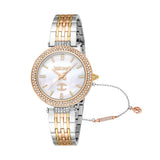 JUST CAVALLI TIME Watch JC1L274M0095 Quartz 5 ATM Stainless Steel Rose Gold Mother of