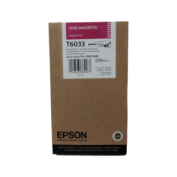 Original Ink Cartridge Epson Stylus Pro 7880/9880 Magenta Silver-0