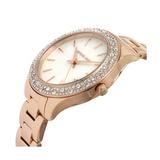 Michael Kors Watch MK4557 Quartz 5 ATM Stainless Steel Rose Gold Dial