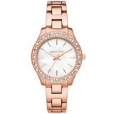 Michael Kors Watch MK4557 Quartz 5 ATM Stainless Steel Rose Gold Dial