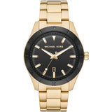 Michael Kors Watch MK8816 Gent Quartz 5 ATM SS IP Gold