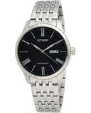 Citizen Men's Watch NH8350-59E 40mm Mechanical 5 ATM Mineral Glass Calendar Official Box