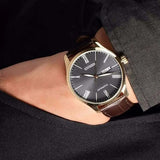 Citizen Watch NH8353-00H 40mm Mechanical Manual 5 ATM Mineral Glass Calendar Official Box