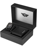Police Watch PEWGO0092204-SET Gent Quartz 5 ATM Mineral Glass Chronograph Official Box
