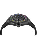 Philipp Plein Watch THE SKULL Men's Black Wristwatch with Metallic Accents