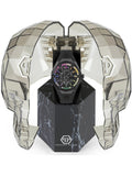 Philipp Plein Watch THE SKULL Men's Black Wristwatch with Metallic Accents