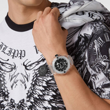 Philipp Plein Watch PWWAA0423 Unisex Quartz Stainless Steel Black Dial