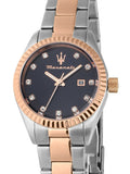 Maserati Watches Ready Stock Competizione 43 mm Quartz 10 ATM Date Mineral Glass