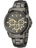 Maserati Watch R8873621007 Quartz 5 ATM Mineral Glass 44 mm SS IP Black