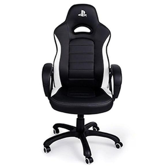 Gaming Chair Nacon PS4 Black Black/White-0