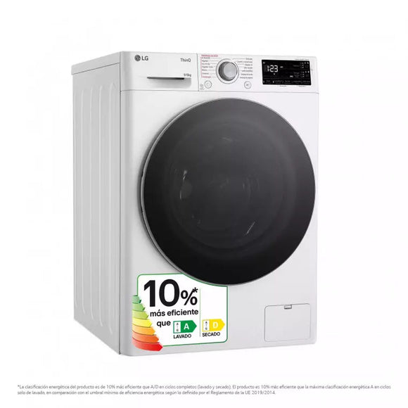 Smart Washer-Dryer LG F4DR5509A1W 1400 rpm 9 kg 6 Kg-0