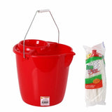 Cleaning bucket   Red Squared 12 L (40 Units)-1