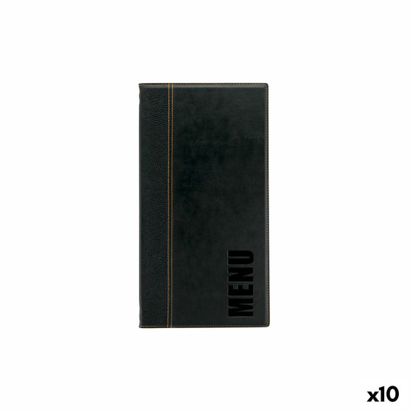 Menu holder Securit Trendy Black 35,3 x 18,6 x 1 cm (10 Units)-0