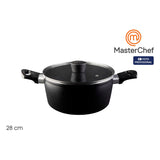 Casserole with lid MasterChef 28 cm (4 Units)-2