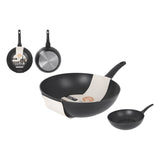 Wok Pan MasterChef 28 cm (6 Units)-2