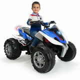 Electric Quad Injusa Rage Light Blue White 12 V-5