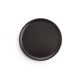 Flat Plate Anaflor Barro Anaflor Black Baked clay Ø 31 cm Meat (8 Units)-3