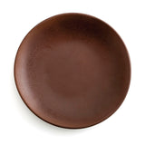 Flat Plate Anaflor Barro Anaflor Brown Ceramic Baked clay Ø 29 cm (8 Units)-2