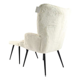 Armchair Home ESPRIT White Polyester Metal 72 X 74 X 97 cm-1