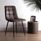Chair Versa Aventia Dark brown 59 x 87 x 47 cm (2 Units)-3