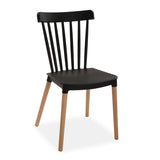 Chair Versa Black 52,5 x 80 x 43 cm (4 Units)-2