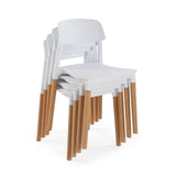 Chair Versa White 45 x 76 x 42 cm (4 Units)-1