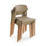 Chair Versa Beige 45 x 76 x 42 cm (4 Units)-1