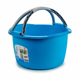 Laundry Basket Stefanplast PR154O PR154O Blue White Brown Green Plastic 16 L 39 x 22 x 39 cm With handles (30 Units)-3