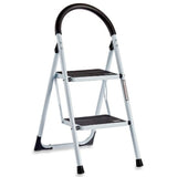 Folding ladder White Black Grey Metal 38 x 50 x 84 cm (6 Units)-2