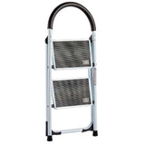 Folding ladder White Black Grey Metal 38 x 50 x 84 cm (6 Units)-1