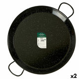 Pan La Dehesa Black Enamelled Steel Ø 70 cm 86 x 6 x 70 cm (2 Units)-0