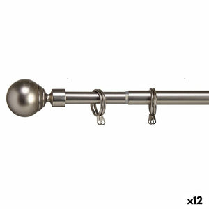 Curtain Bar Extendable Ball Silver Iron 5 x 126 x 5 cm (12 Units)-0