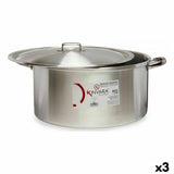 Casserole with lid Kinvara Silver 53 x 24 x 43 cm (3 Units)-0