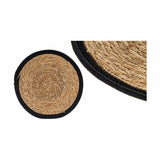 Table Mat Natural Black 35 x 1 x 35 cm (48 Units)-1