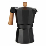 Italian Coffee Pot Wood Aluminium 300 ml (12 Units)-1