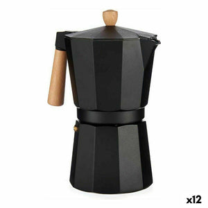 Italian Coffee Pot Wood Aluminium 650 ml (12 Units)-0