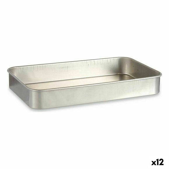 Roasting Tin Kinvara 100154 100154 Silver Aluminium 28,5 x 6,5 x 46 cm 46 x 6,5 x 28,5 cm 46 x 7 x 28,5 cm (12 Units)-0