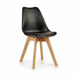 Dining Chair Brown Black 42 x 80 x 50 cm (4 Units)-3