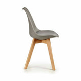 Dining Chair Brown Grey 42 x 80 x 50 cm (4 Units)-1