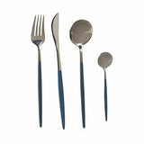 Cutlery Set Grey Silver Stainless steel (12 Units)-1