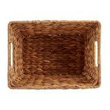 Basket Gift Decor SF28052S SF28052S Brown Metal Water hyacinth (12 Units)-2