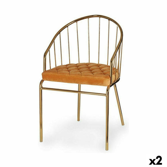 Chair Bars Golden Mustard 51 x 81 x 52 cm (2 Units)-0