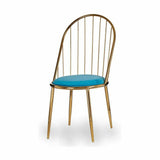 Chair Bars Blue Golden 48 x 95,5 x 48 cm (2 Units)-1