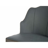 Armchair Shell Blue Black Grey Steel 48 x 88 x 60 cm (2 Units)-1