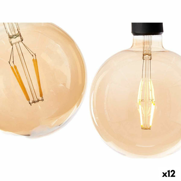 LED lamp Gift Decor ZS028-116D ZS028-116D Transparent 4 W E27 14 x 19 x 14 cm Vintage 12 Units-0