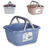 Laundry Basket Stefanplast Plastic 13 L 36 x 18 x 34,5 cm 36 x 18 x 36,5 cm With handles (48 Units)-2